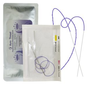 PDO Double Needle Thread to refines mandibular line 5PCS
